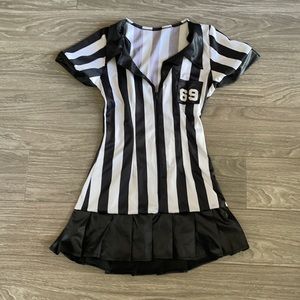 Halloween Referee Costume black and white